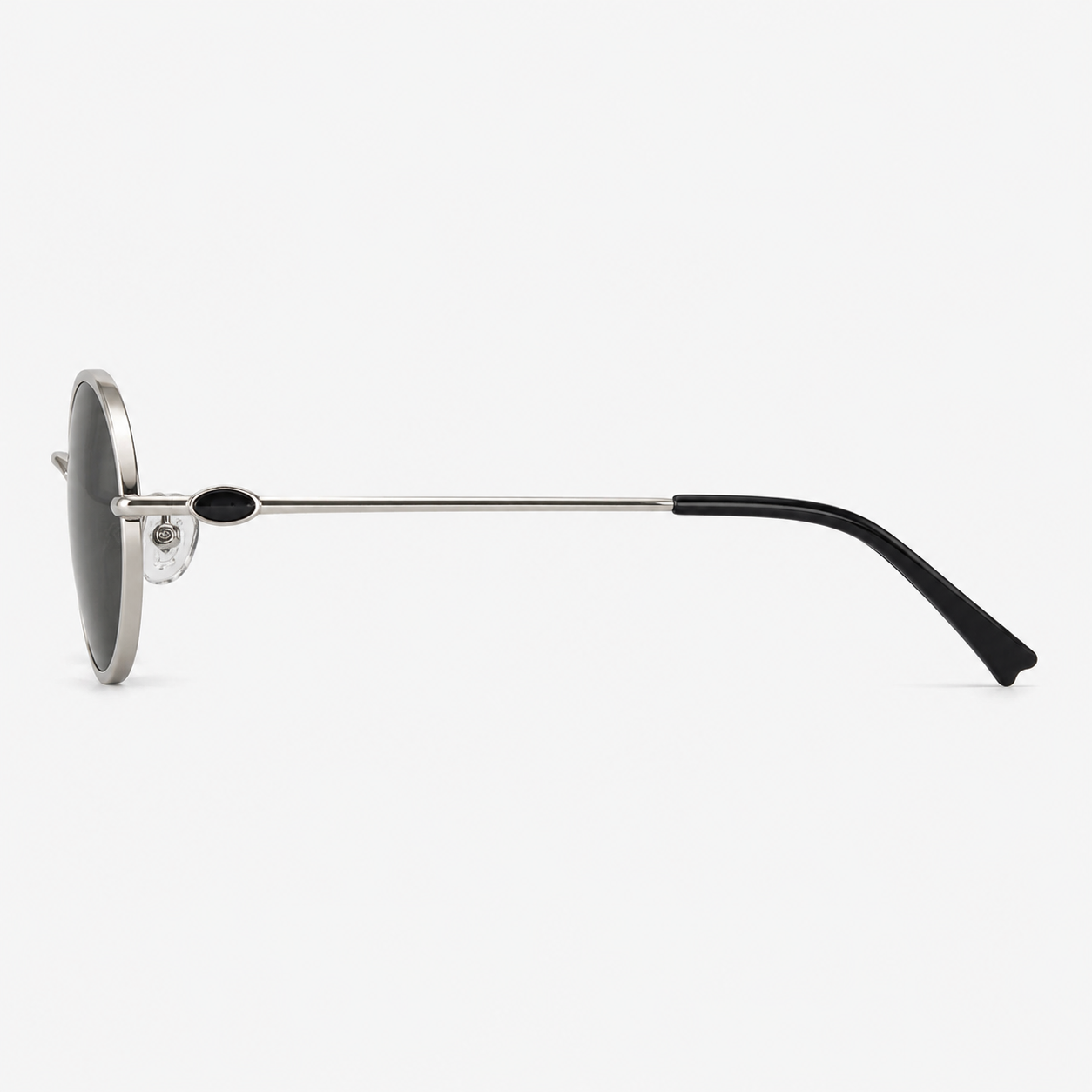 MAEF Aurelia Oval Metal Sunglasses