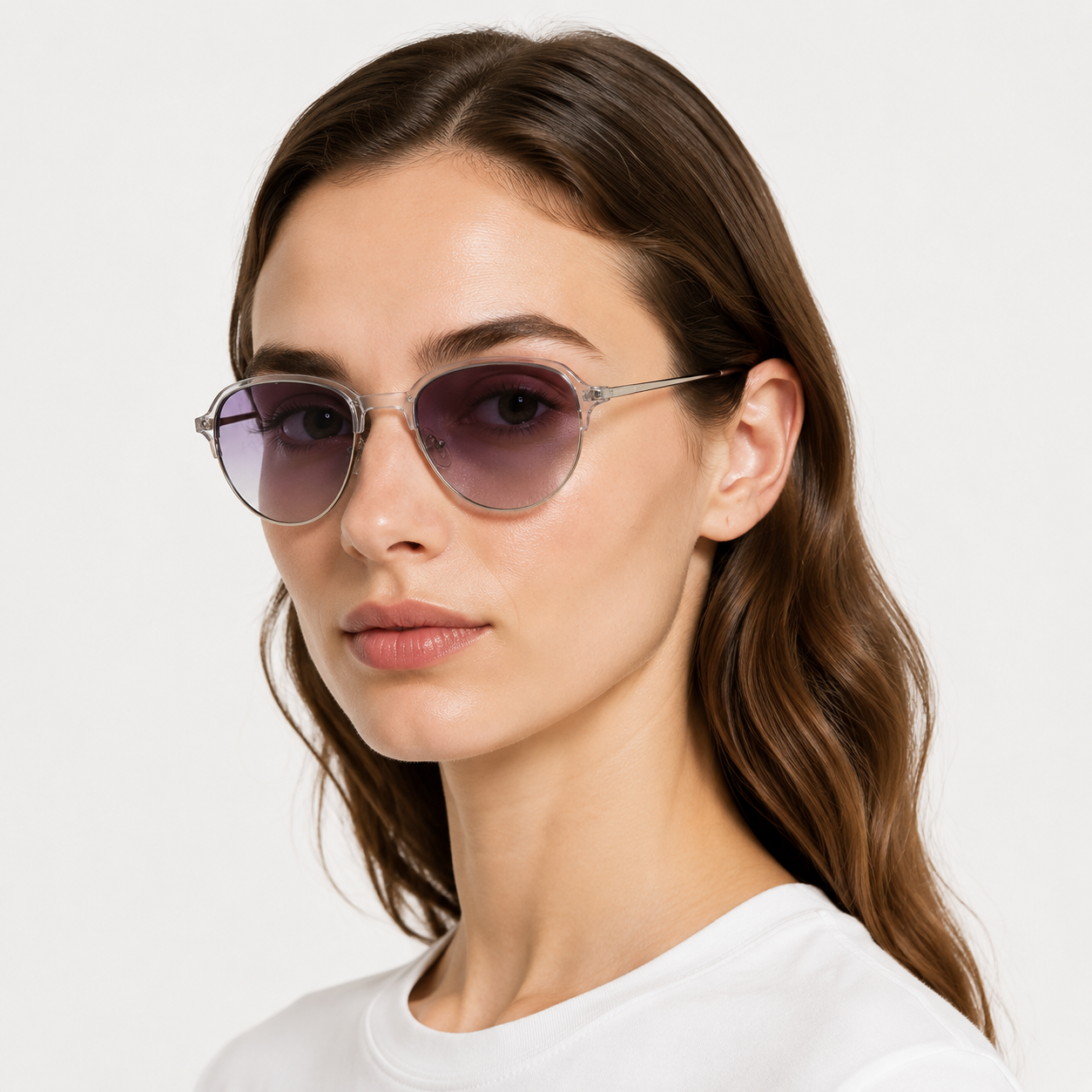 MAEF Solenne Round Polarized Sunglasses